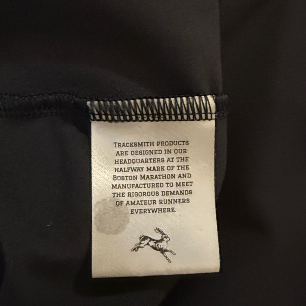 Tracksmith Womens Charcoal Half-Zip Lightweight Pullover size M - Picture 7 of 11